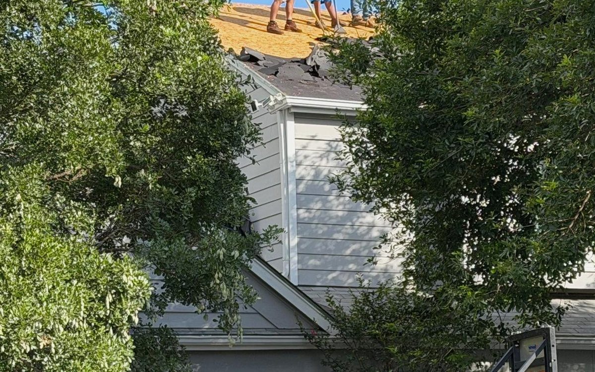 Storm Damage Roof Repair in Inwood