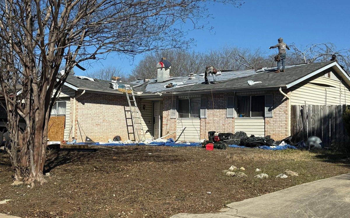 Storm Damage Roof Repair in Hollywood Park