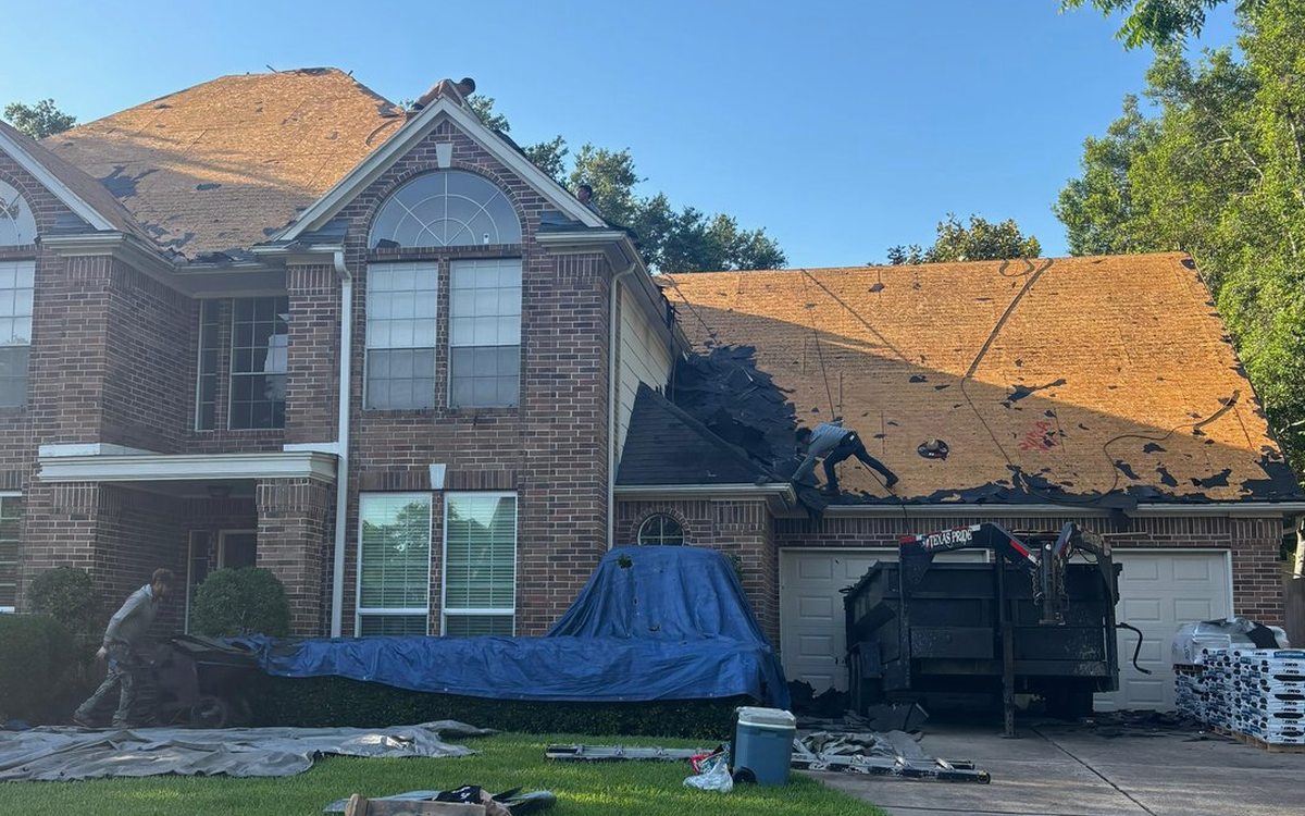 Storm Damage Roof Repair in Rice Military