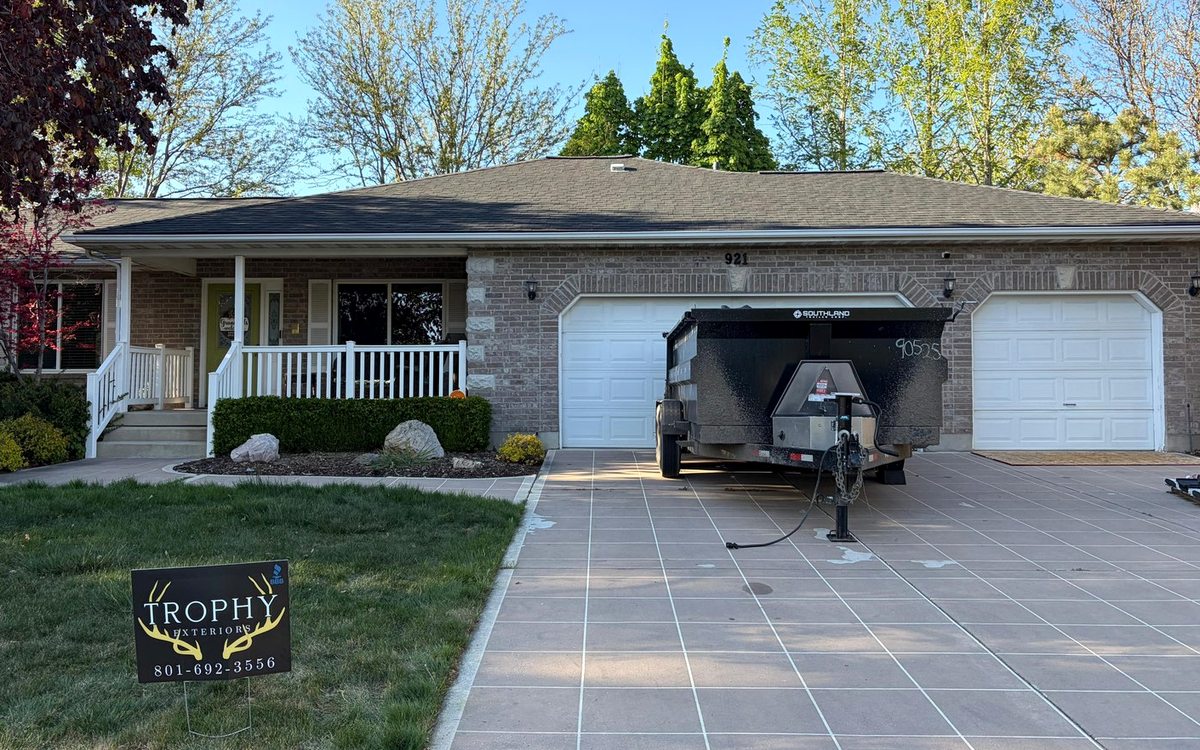 Roof work by Trophy Exteriors in College Station