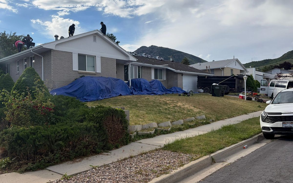 Storm Damage Roof Repair in Holladay
