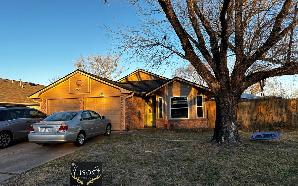 Roof work by Trophy Exteriors in College Station