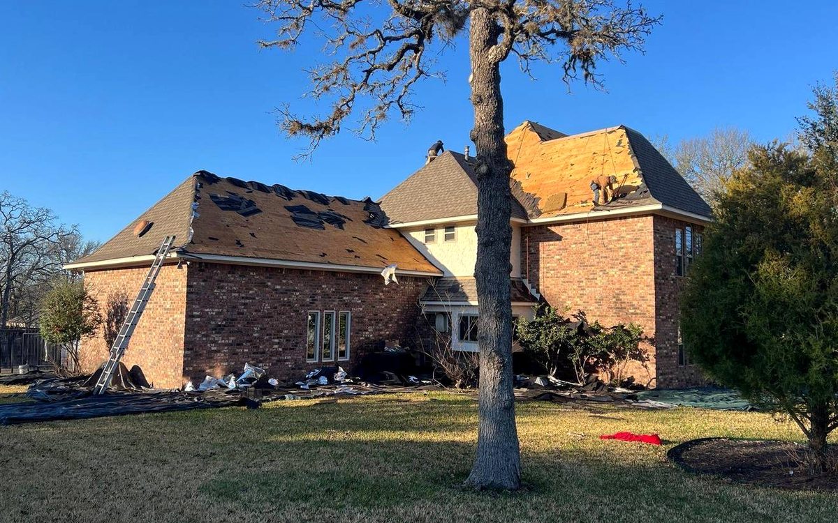 Storm Damage Roof Repair in Emerald Forest