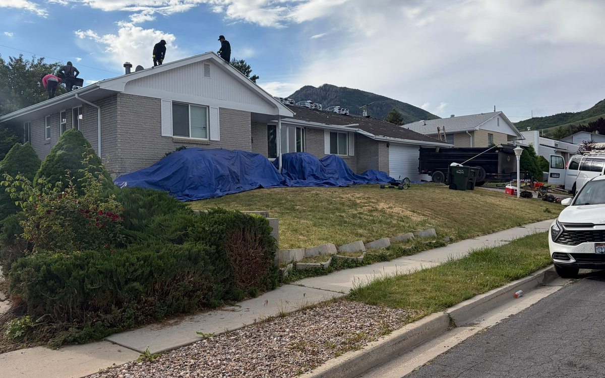 Storm Damage Roof Repair in Hilands