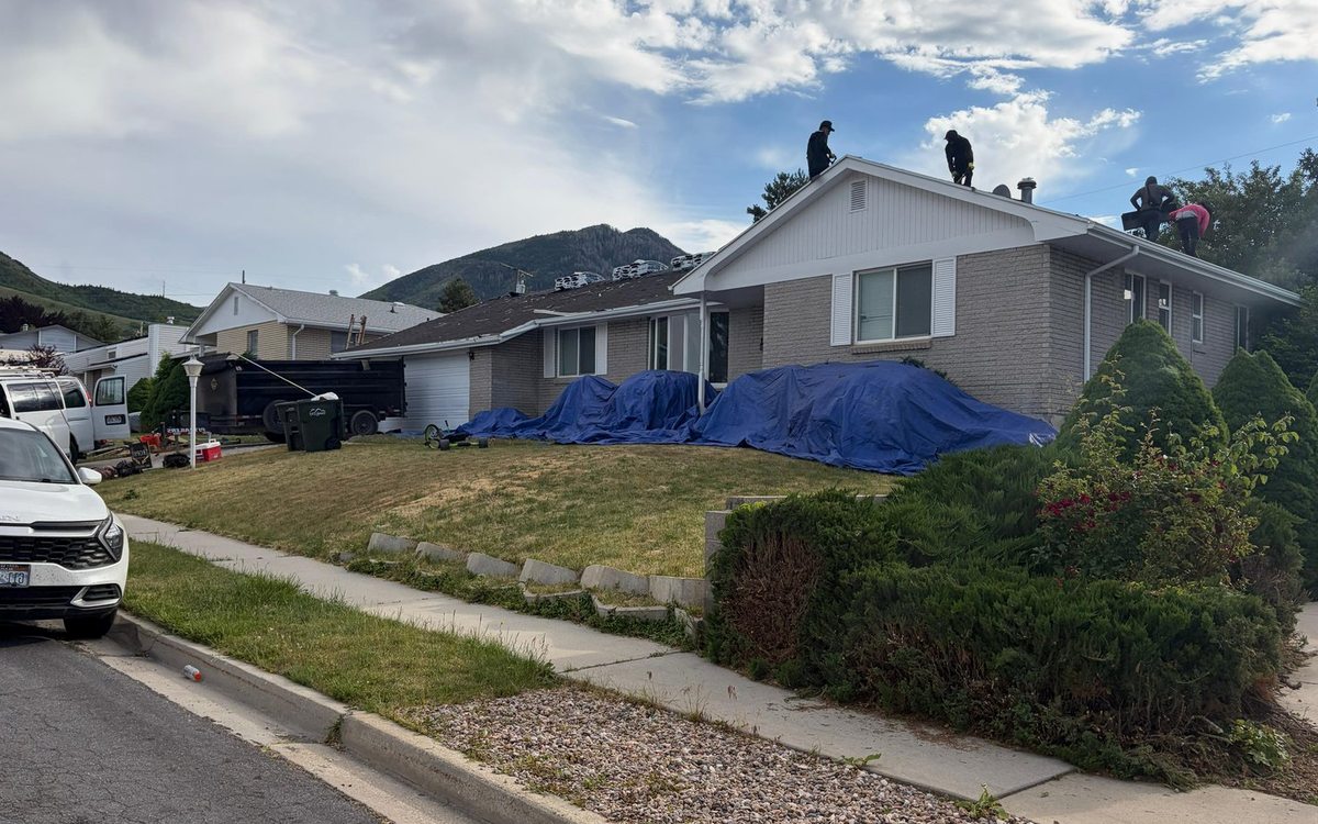 Storm Damage Roof Repair in Josephine Crossing