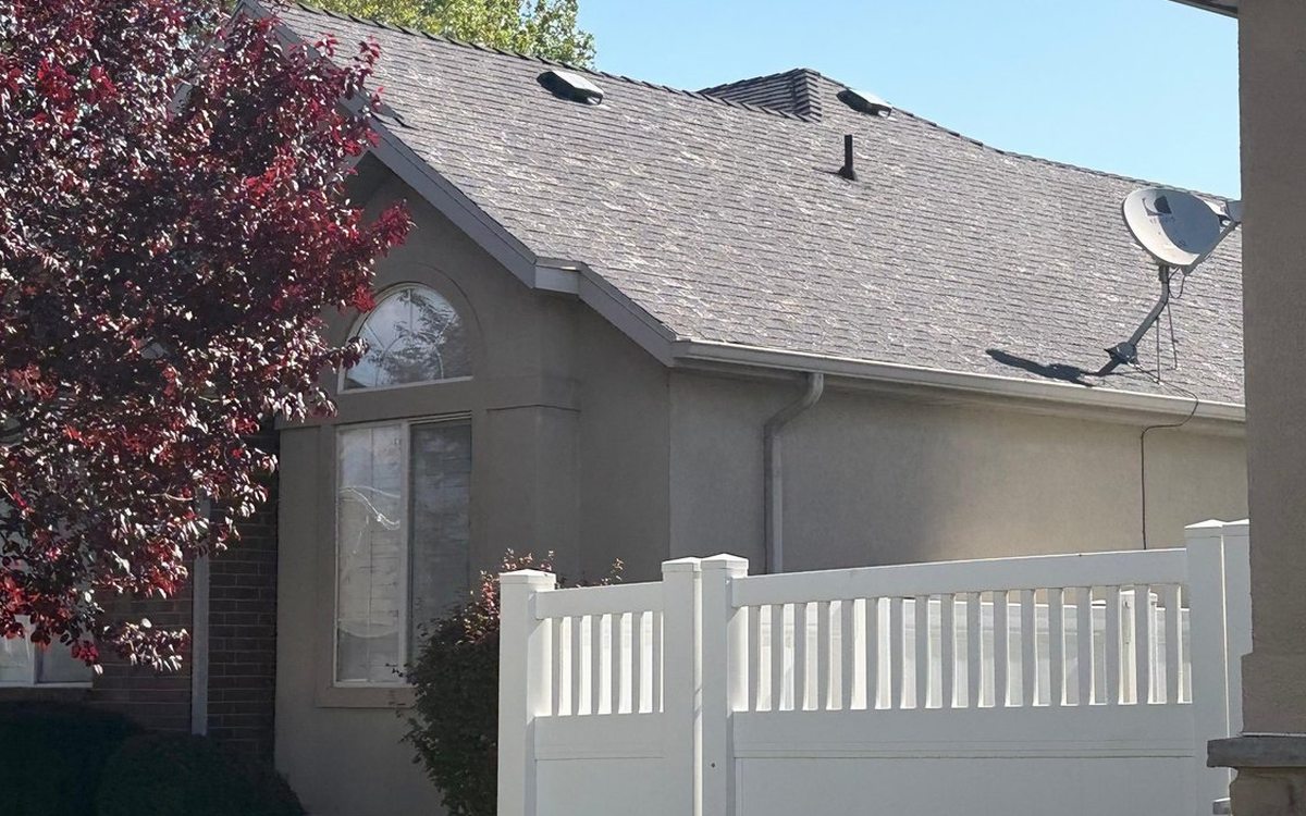Roof work by Trophy Exteriors in Conroe