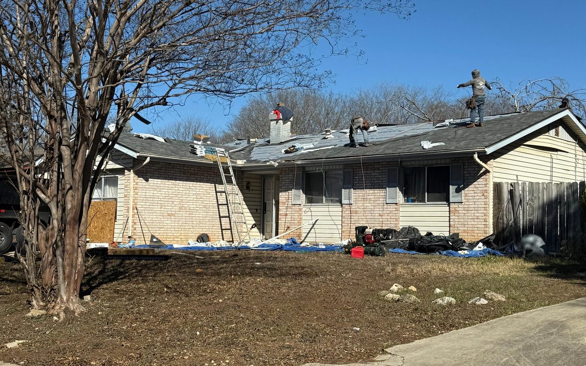 Storm Damage Roof Repair in Elm Creek