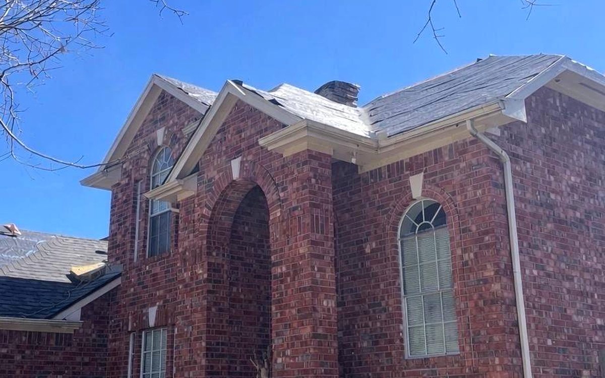 Roof work by Trophy Exteriors in Austin