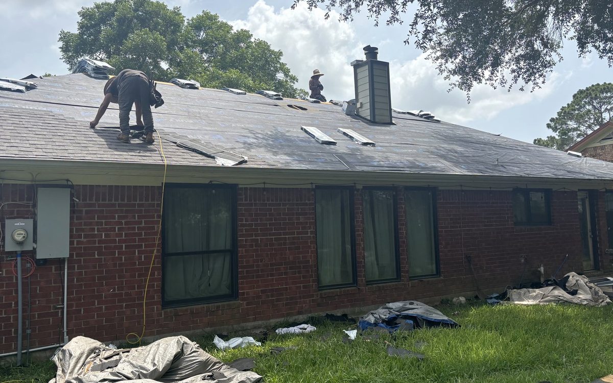 Storm Damage Roof Repair in Afton Oaks