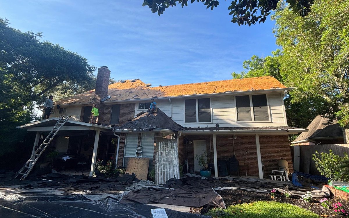 Storm Damage Roof Repair in The Heights