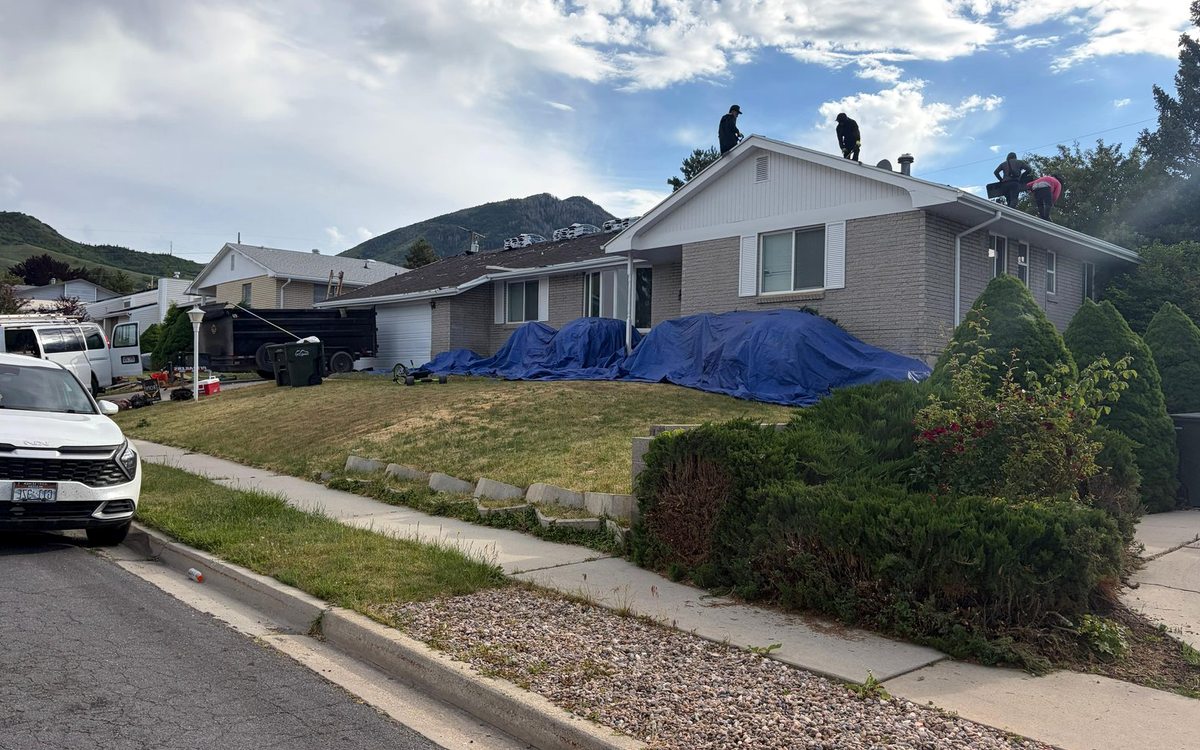 Storm Damage Roof Repair in Sugar House