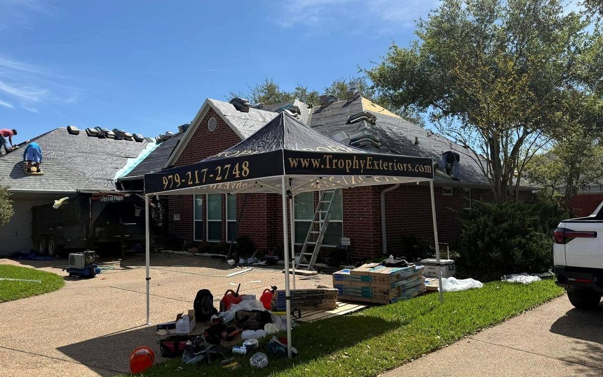 Roof work by Trophy Exteriors in Billings