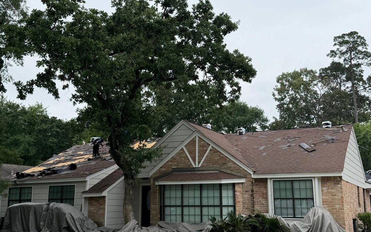 Storm Damage Roof Repair in Grand Central Park