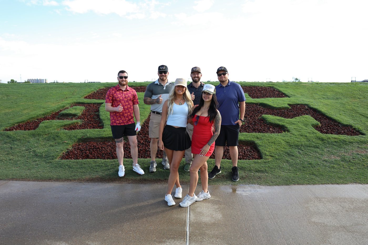 The Trophy Exteriors team at the Texas A&M ATM