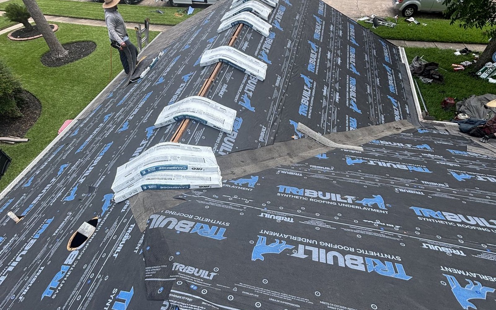 Trophy Exteriors roofing project in South Houston