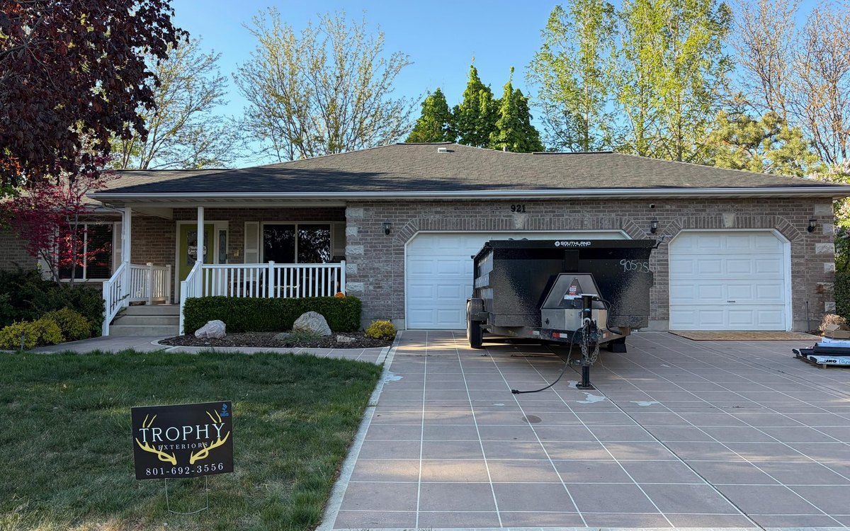 Trophy Exteriors roofing project along the Salt Lake City bench