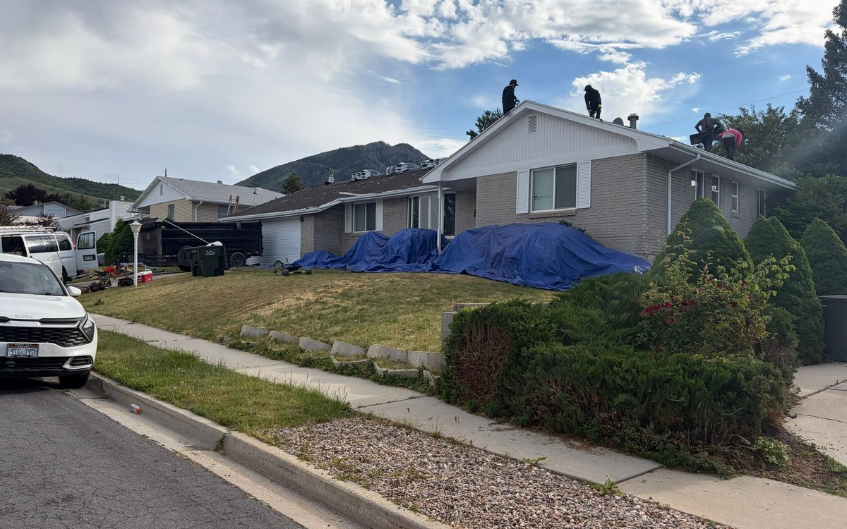 Trophy Exteriors roofing project along the Salt Lake City bench