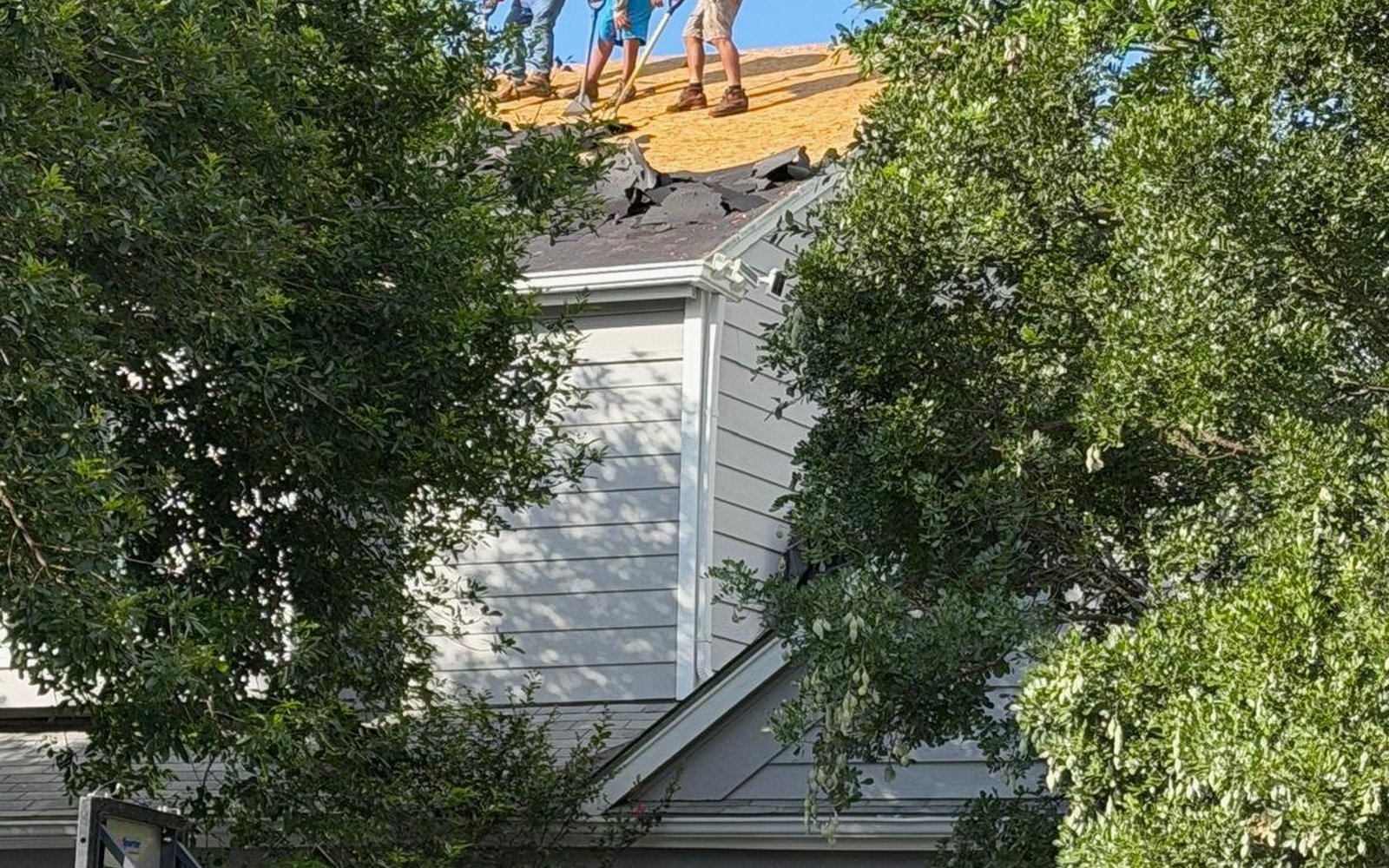 Roof work by Trophy Exteriors in St. Louis